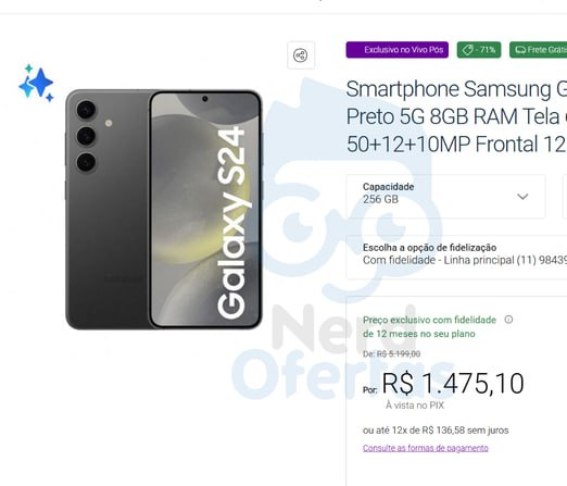 Foto da atualização do canal