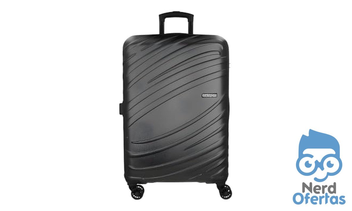 Mala de Viagem American Tourister Tesa 4.0 Spinner Preta Grande por R$ 364