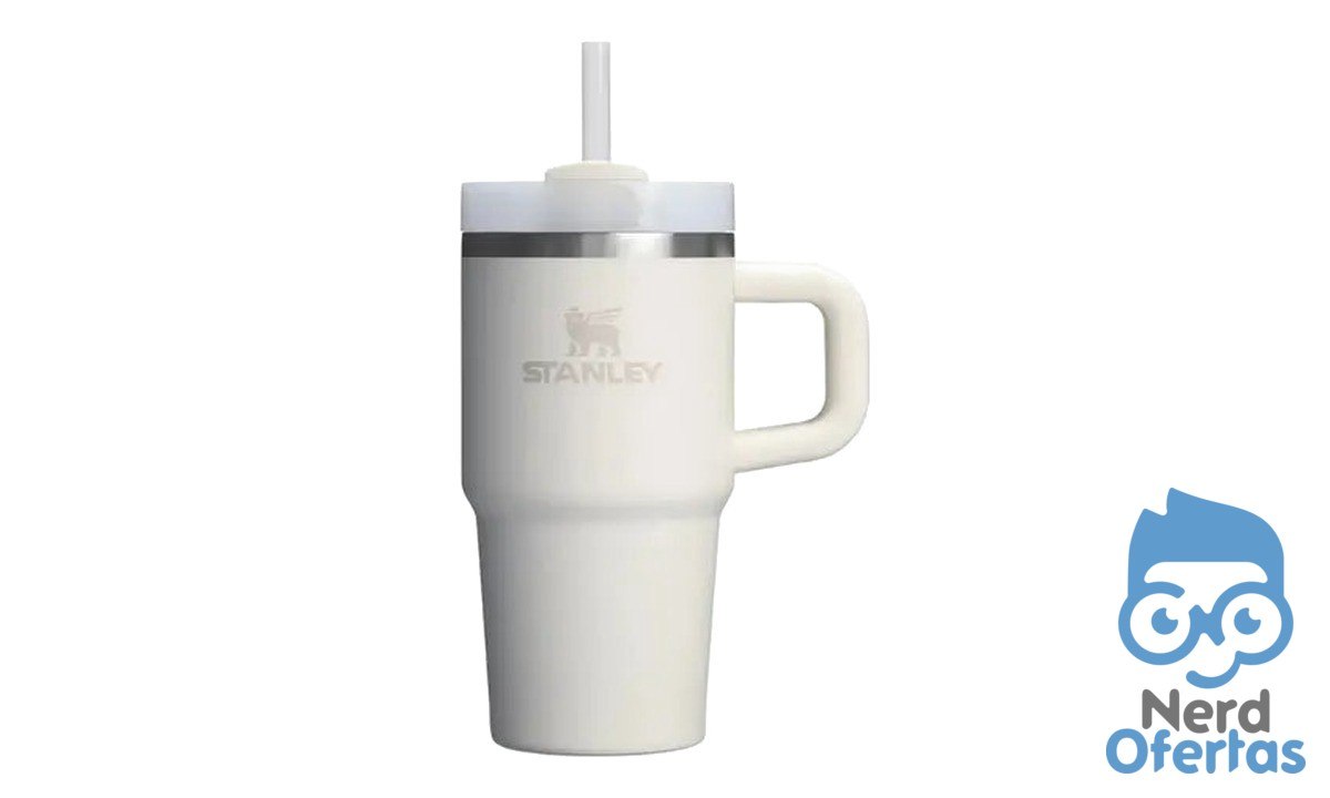 Copo Stanley Quencher Cream 591ml por R$ 82