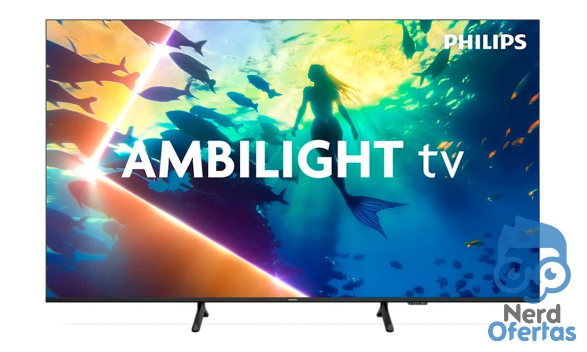 Smart TV 65" 4K Philips Ambilight Titan OS 20W HDR10+ por R$ 2.967
