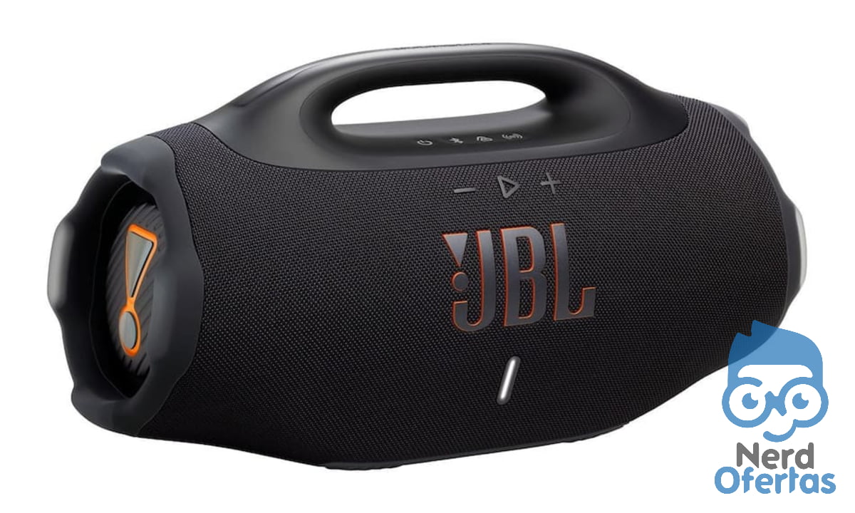 Caixa de Som JBL Boombox 4 210W Bluetooth IP68 Bateria 34h Preto
