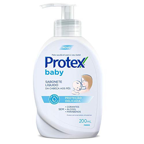 Sabonete Líquido Bebê Protex Baby Delicate Care 200ml por R$12,59