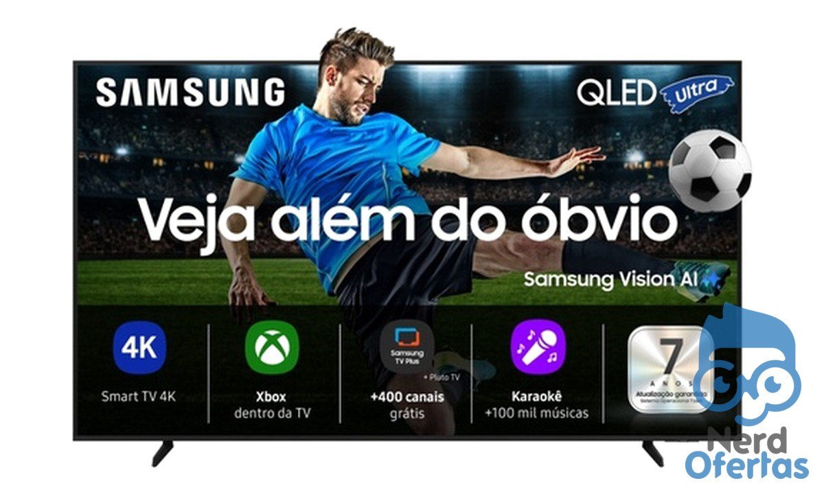 Smart TV Samsung 50" QLED 4K Q7F 2025 Ultra Vision AI por R$ 1.799