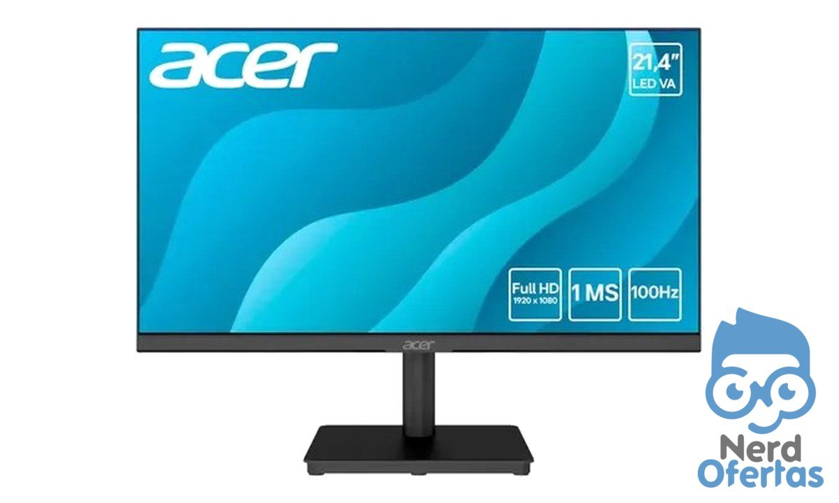 Monitor Acer 21,4" 100Hz Full HD Mk221q por R$ 375