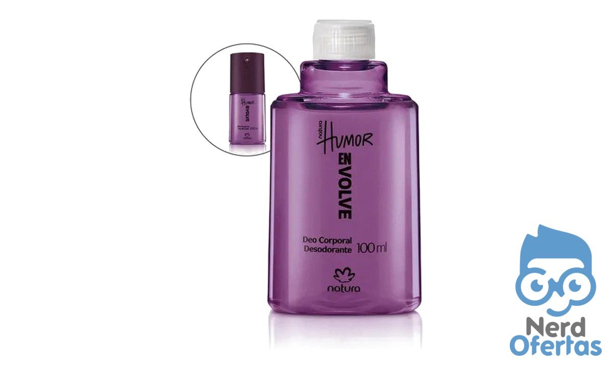 Refil Desodorante Corporal Natura Humor Envolve 100 ml