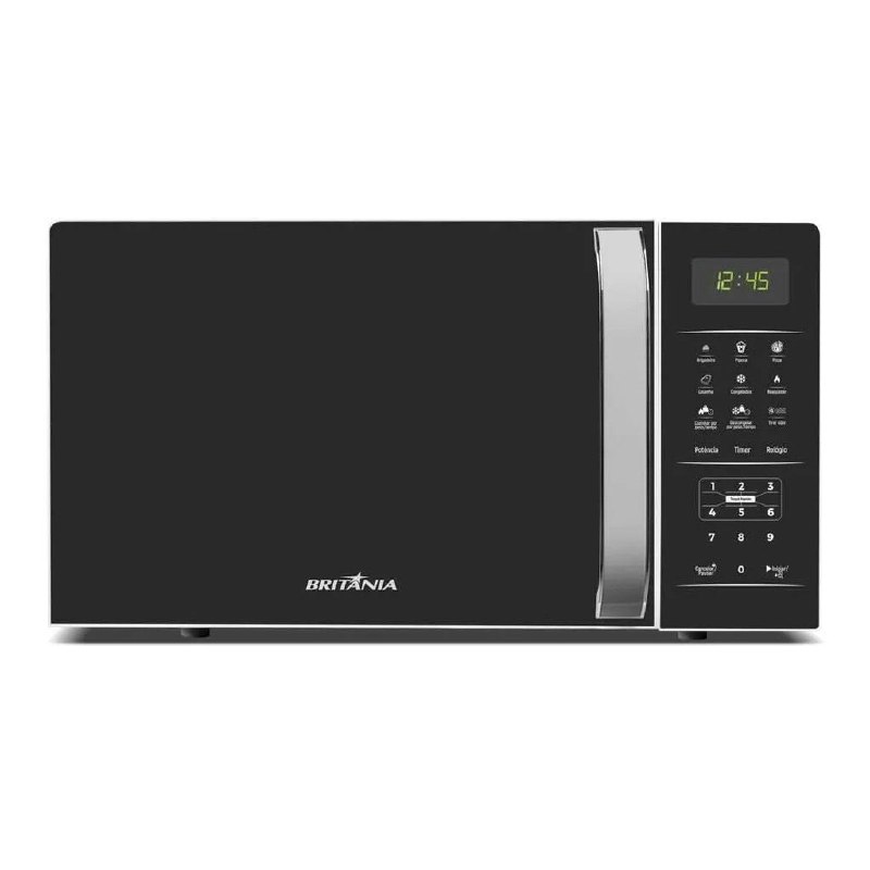 Micro-ondas Britânia 20L Pintura Limpa Fácil BMO23 110V por R$ 319