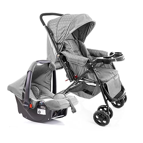 Cosco Kids Travel System Reverse Cinza Rajado