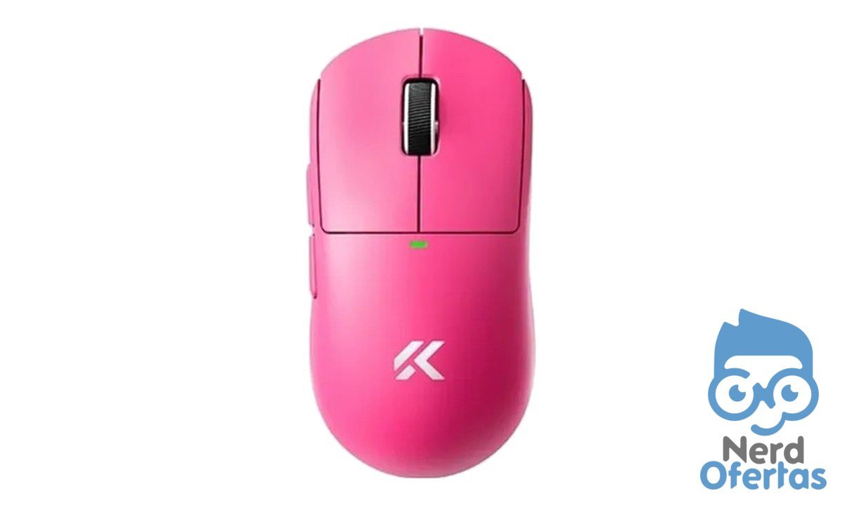 Mouse Gamer Mchose A5 V3 Ultra Sem Fio PAW3395 26K DPI por R$ 232