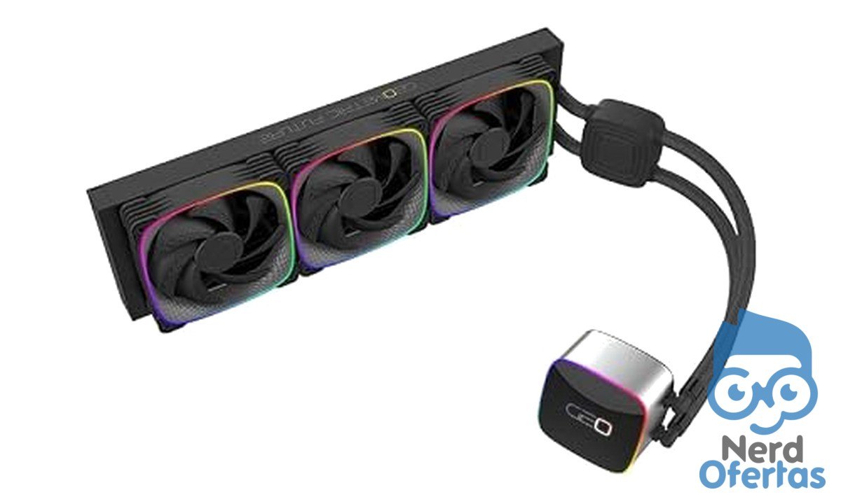 Water Cooler Geometric Future Eskimo 36 RGB Preto por R$ 343