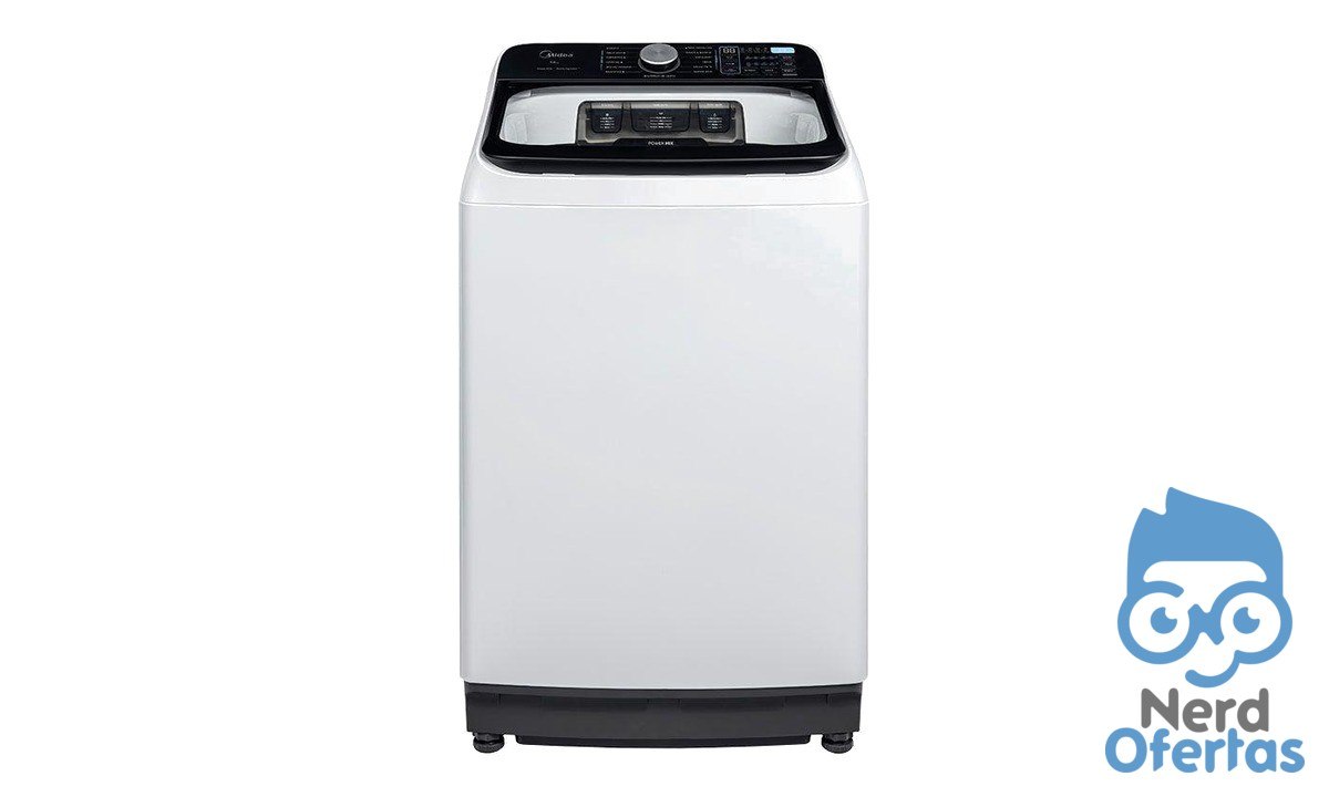 Lavadora de Roupas Midea 14Kg Wave Agitador Branca 127V (MA512W140A/WK04)