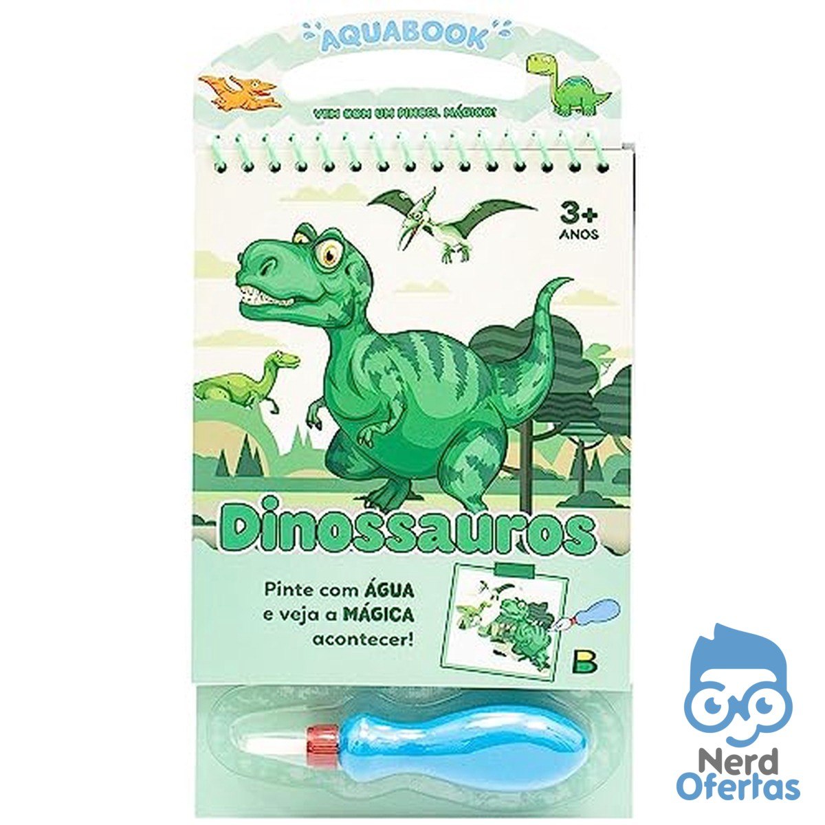Aquabook: Dinossauros por R$ 9