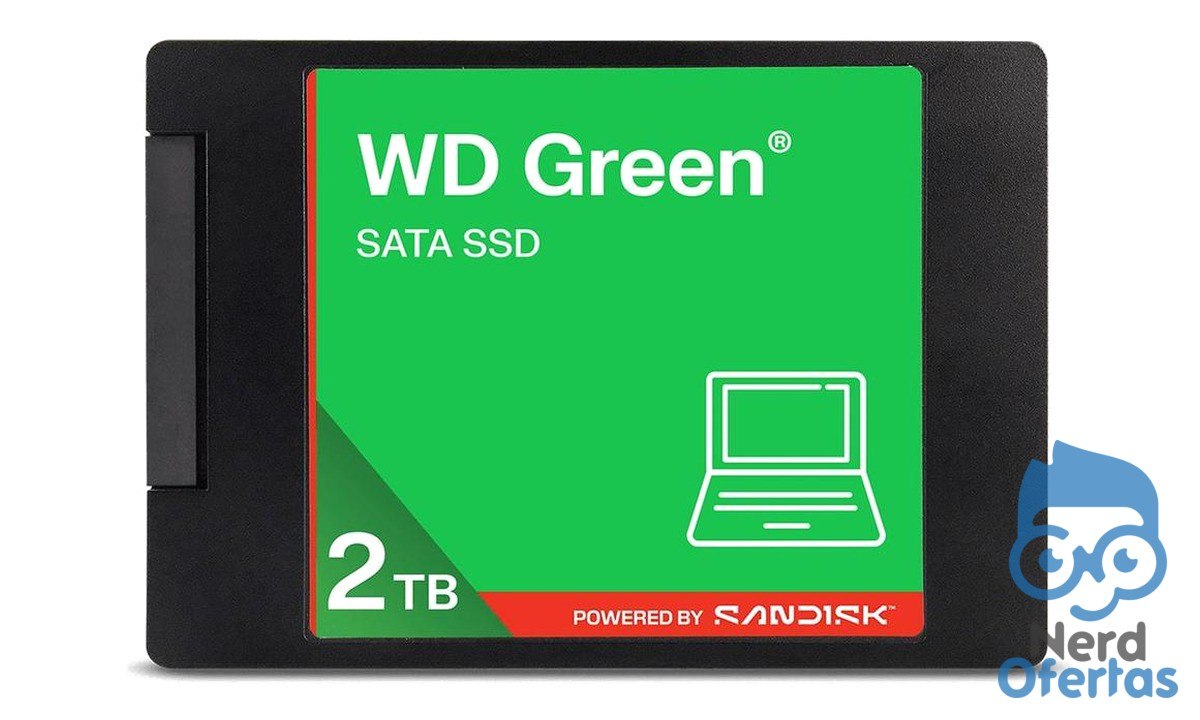 SSD WD Green 2TB 2.5" SATA III 545 MB/s por R$ 1.103