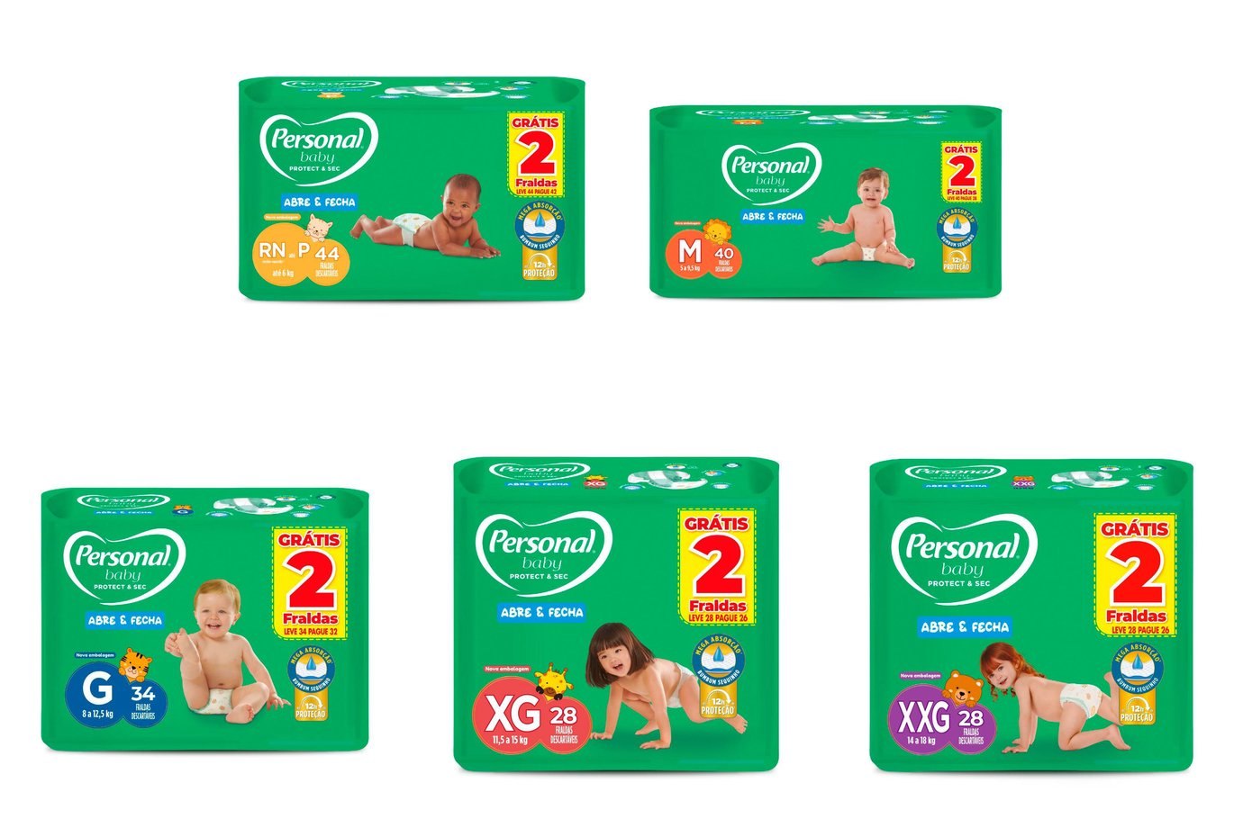 Fralda Personal Baby Protect & Sec