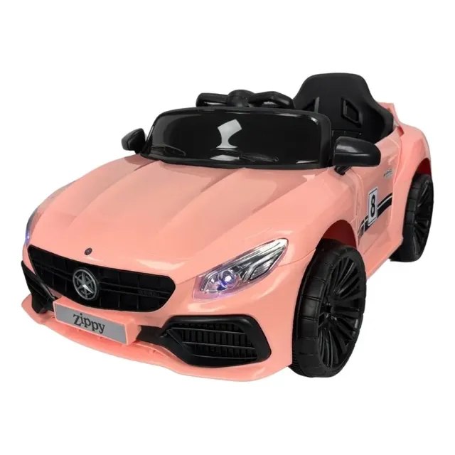 Carro Elétrico Infantil Mini Mercedes 380 Zippy Toys Rosa