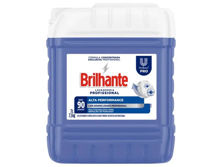 Sabão Líquido Brilhante Alta Performance 7L por R$48,47