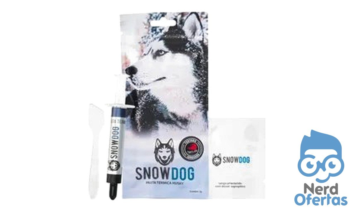 Pasta Térmica Snowdog Husky 3g para Processadores com Seringa por R$ 78