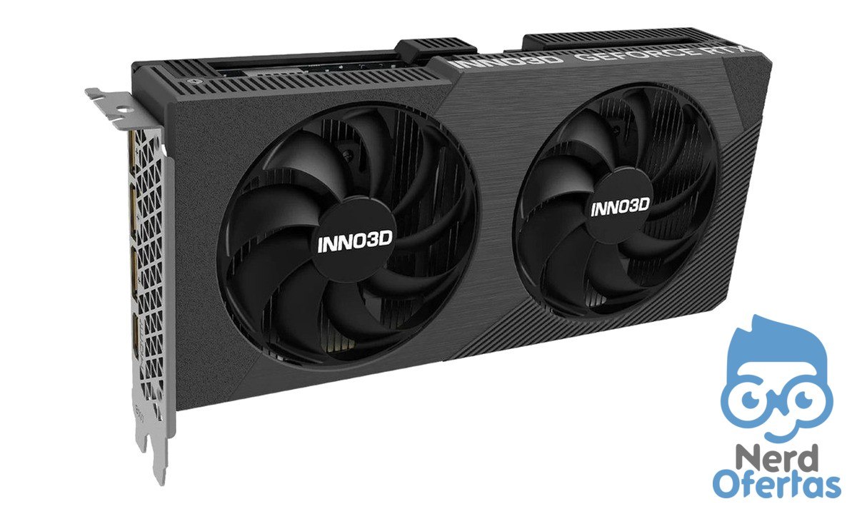 Placa de Vídeo INNO3D GeForce RTX 5060 Twin X2 8GB GDDR7 por R$ 2.513