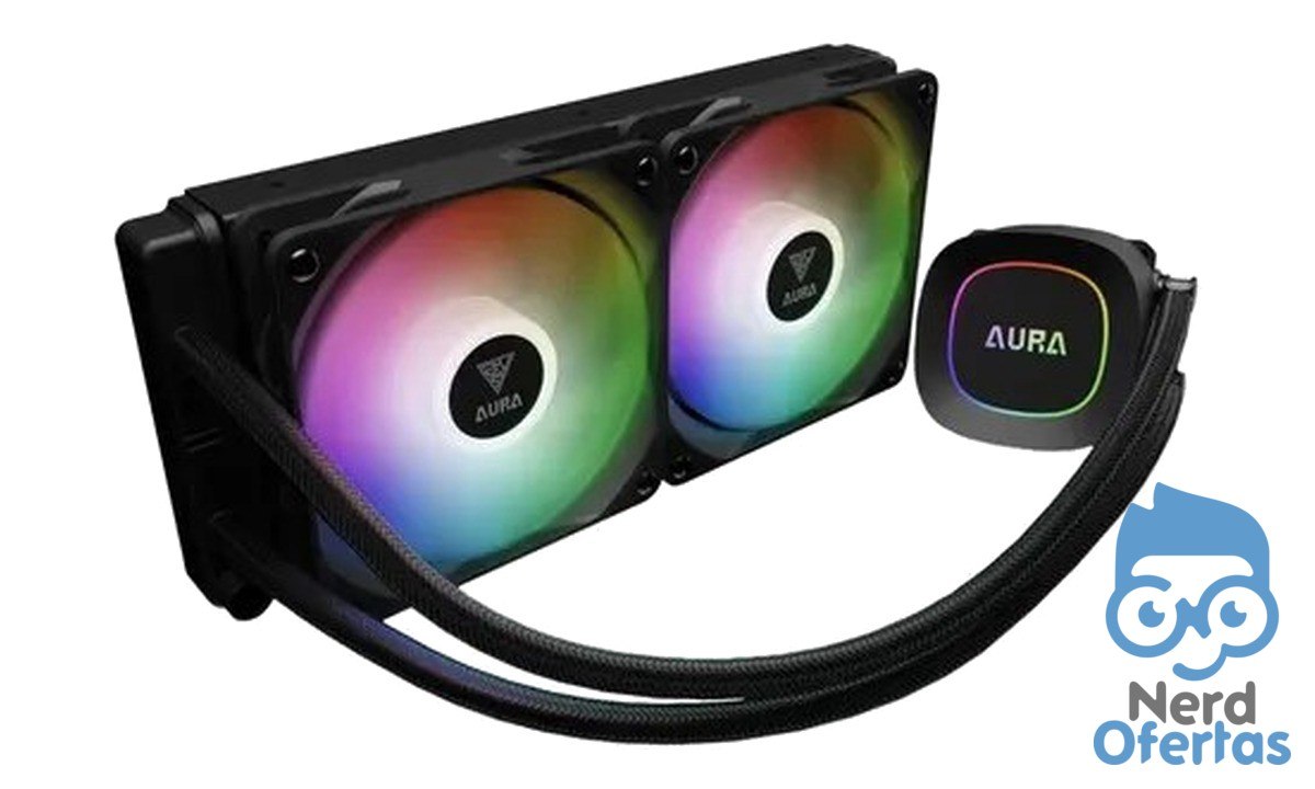 Water Cooler Gamdias GL240 Lite Aura ARGB Preto por R$ 151