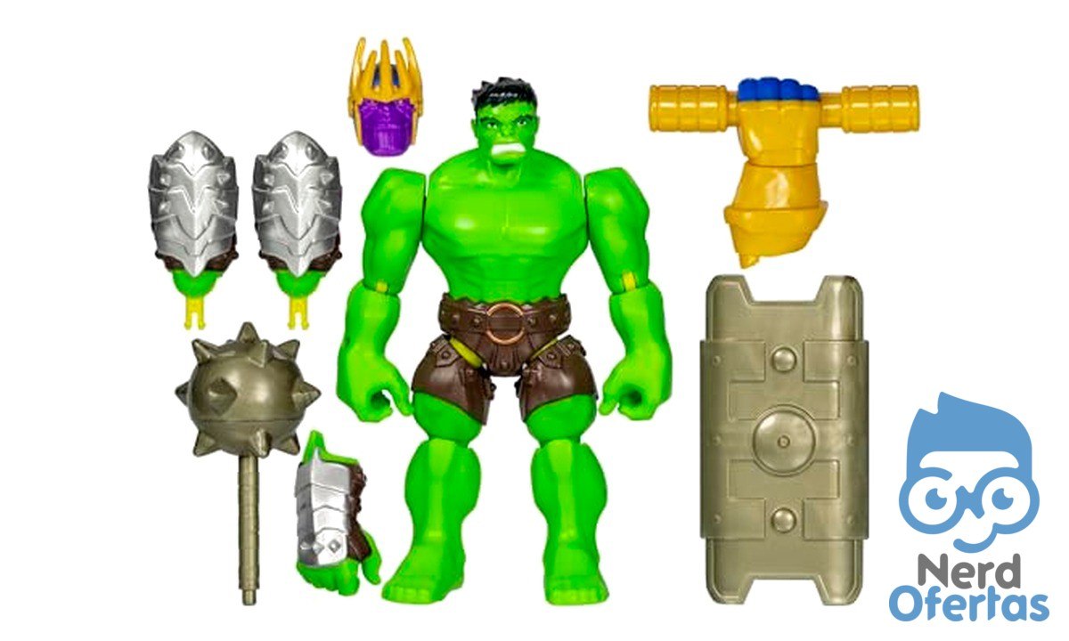 Figura de Ação Hulk Marvel Avengers MixMashers