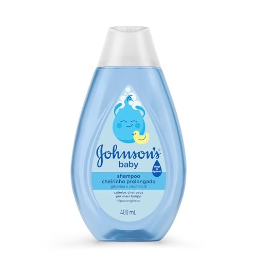Johnson's Baby Shampoo Infantil Cheiro Prolongado 400ml Azul, R$16,19 cada