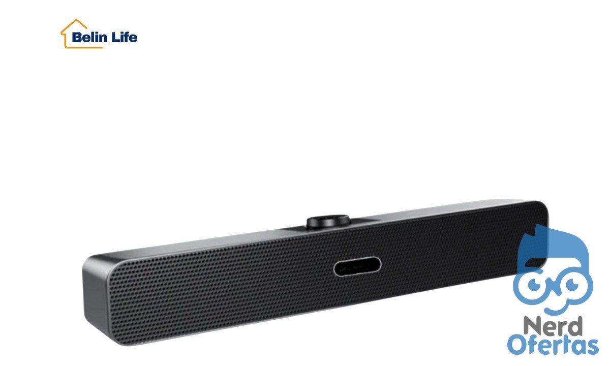 Soundbar Gamer para PC e Notebook Caixa de Som 6W RMS USB P2 ACS-4512 por R$ 39