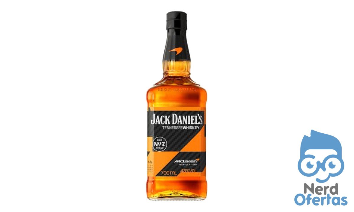 Jack Daniel's Tennessee Whiskey McLaren F1 Racing Edition 700mL por R$ 87,99