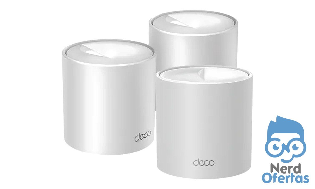 Tp-Link Deco X10(3-pack) Roteador Mesh Wifi6 Ax1500 Cobre até 520m²