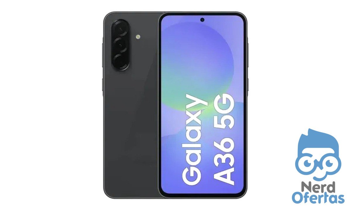 Smartphone Samsung Galaxy A36 5G 128GB 6GB RAM Preto por R$ 1.169