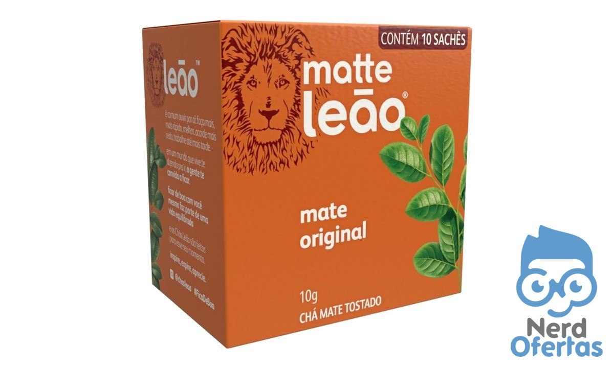 Chá Matte Leão Mate Original 10 Sachês (24g)