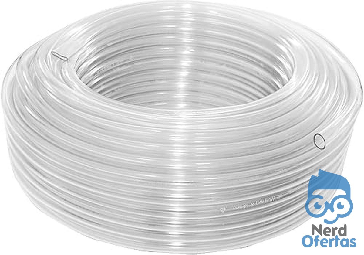 Mangueira cristal 5/16" x 1,3 mm para nível, rolo 50 m, Vonder