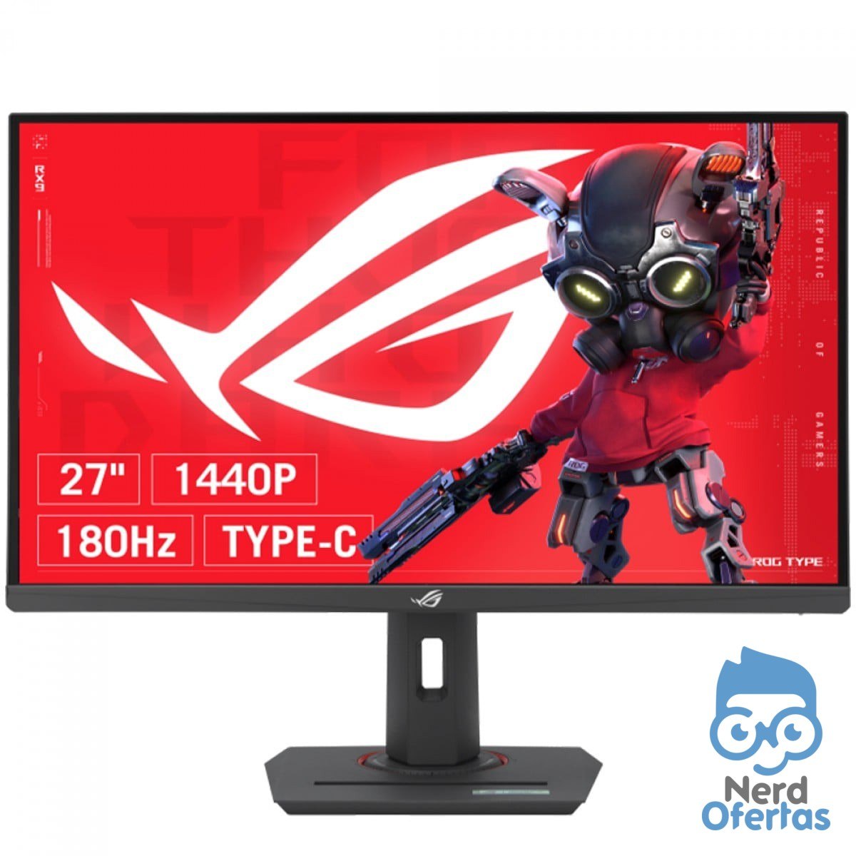 Monitor Gamer Asus ROG Strix XG27ACS 27" WQHD 180Hz 1ms por R$ 1.169