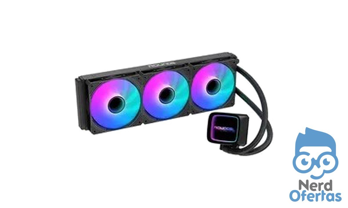 Water Cooler Round 5 Eurus Preto 360mm ARGB para CPU por R$ 212