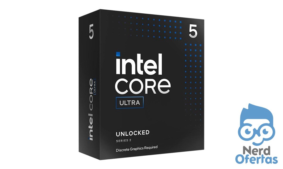 Processador Intel Core Ultra 5 245KF 14 Núcleos 5.2GHz LGA 1851 por R$ 649