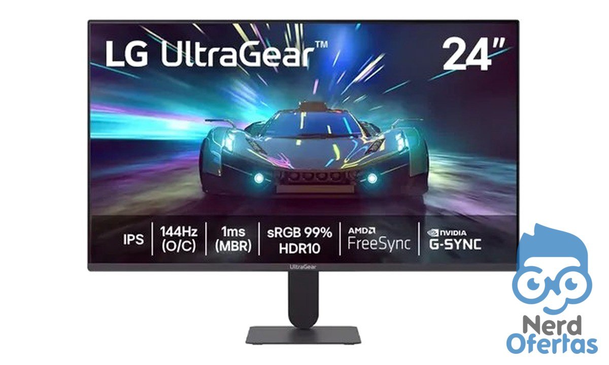 Monitor LG UltraGear G4 24'' 24G411a-B por R$ 513