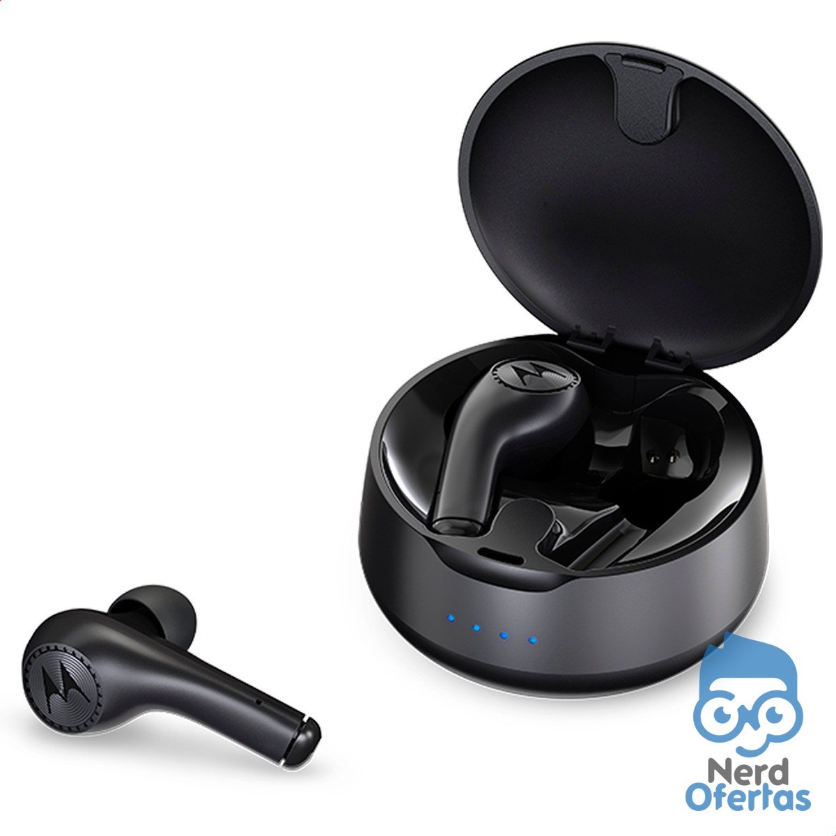 Fone de Ouvido Motorola Vervebuds 500 Bluetooth Preto por R$ 89