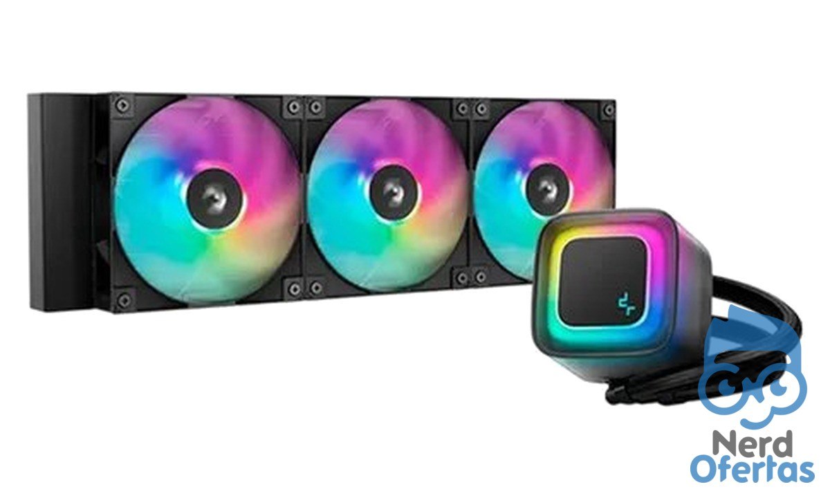 Watercooler Deepcool LE360 V2 ARGB Preto 360mm por R$ 330