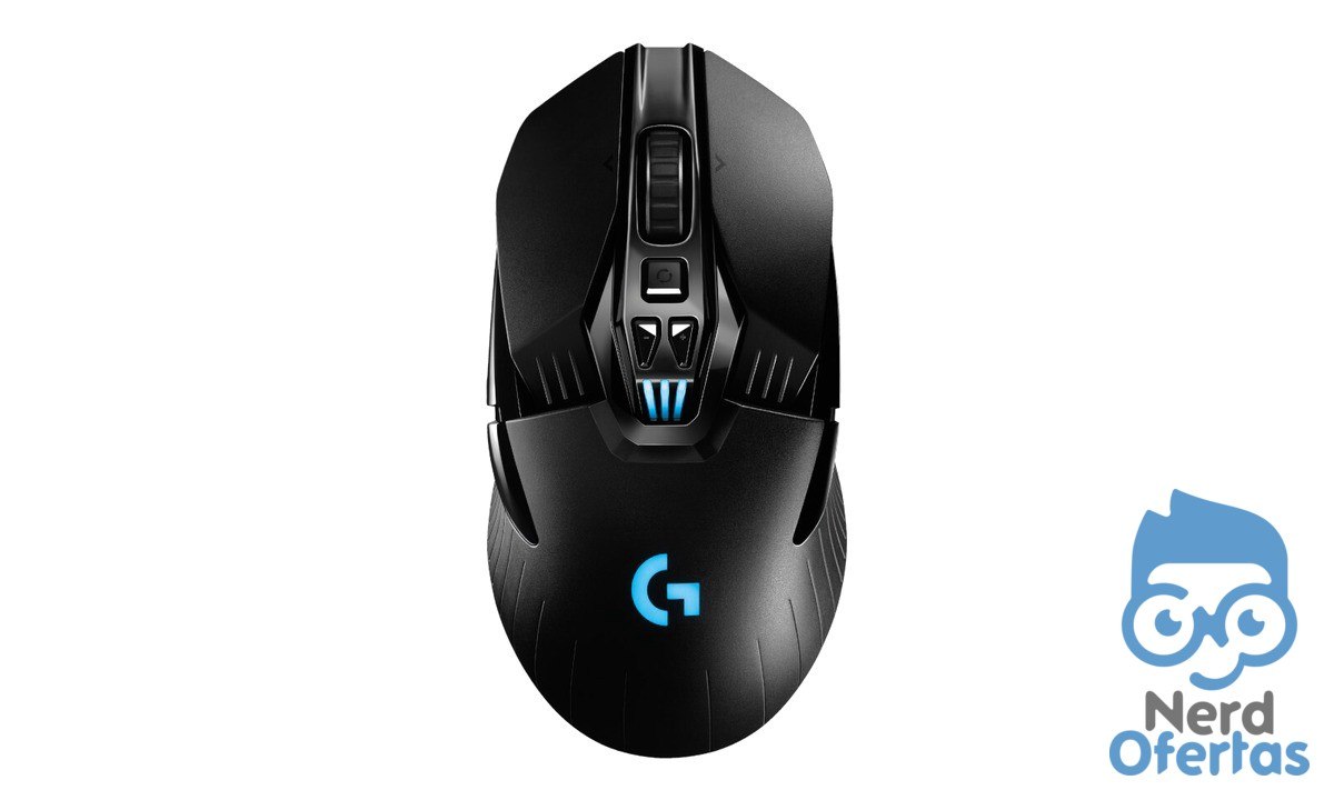 Mouse Gamer Sem Fio Logitech Lightspeed G903 com RGB Design Ambidestro Preto por R$ 179