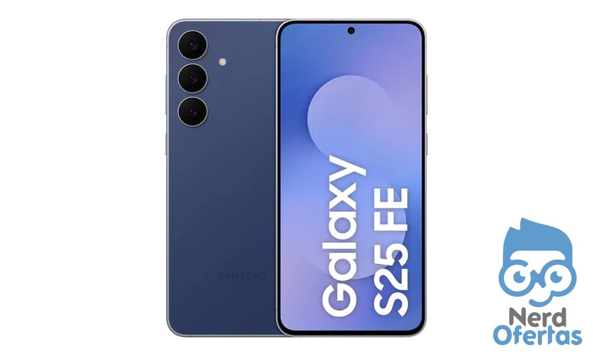 Celular Samsung Galaxy S25 FE 5G 128GB 8GB RAM Tela 6.7" Azul Marinho por R$ 2.365