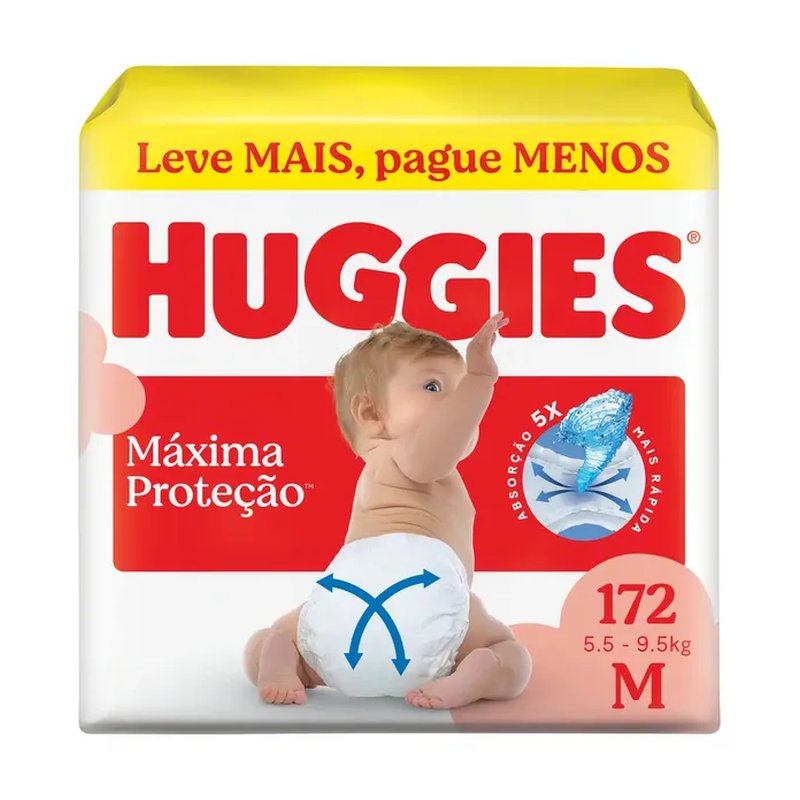Fralda Huggies Supreme Care a partir de R$118,49 com cupom FULL2410