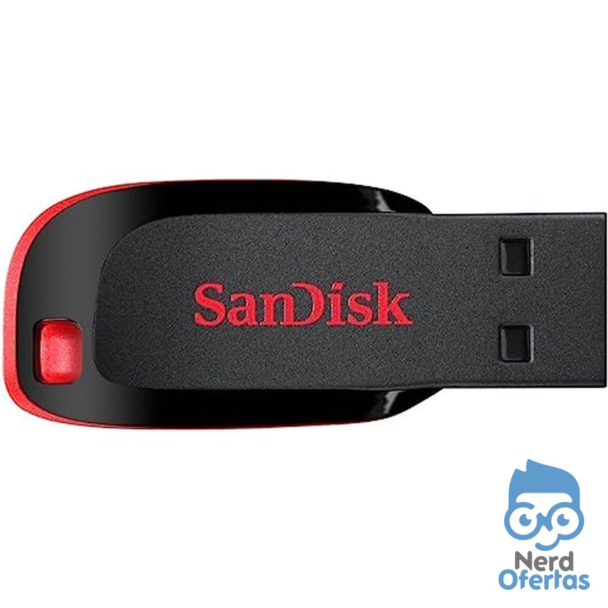 Pen Drive SanDisk Cruzer Blade 64GB Preto por R$ 50