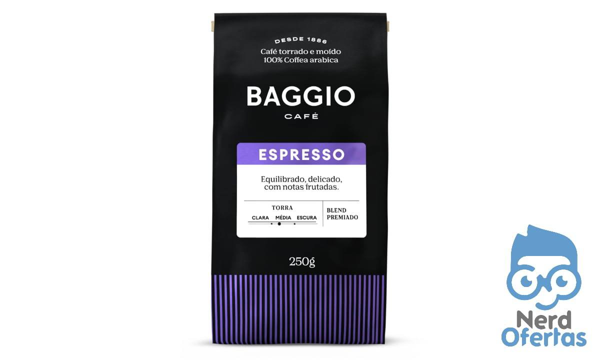 Café Baggio Torrado e Moído Blend Premiado Espresso 250g