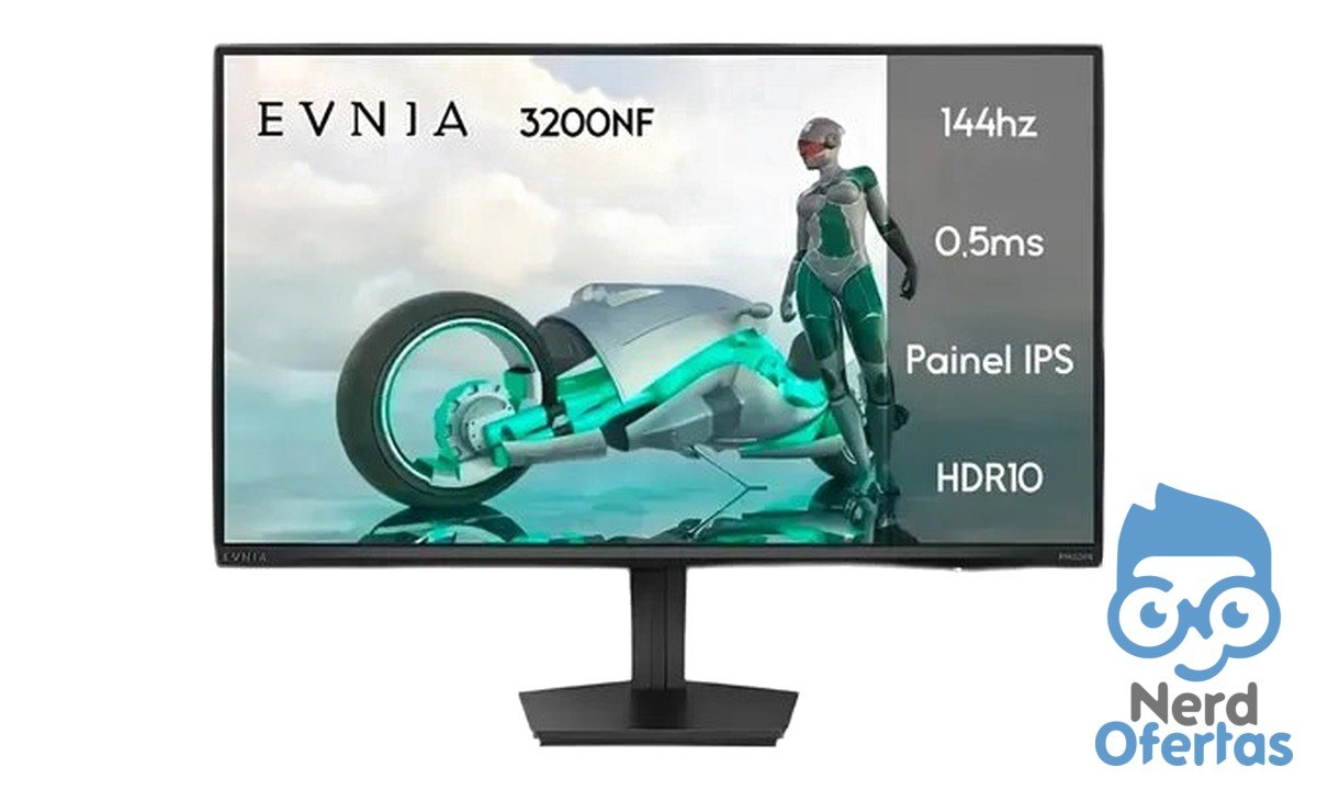 Monitor Gamer Philips Evnia 27'' IPS 144Hz 0.5ms por R$ 557