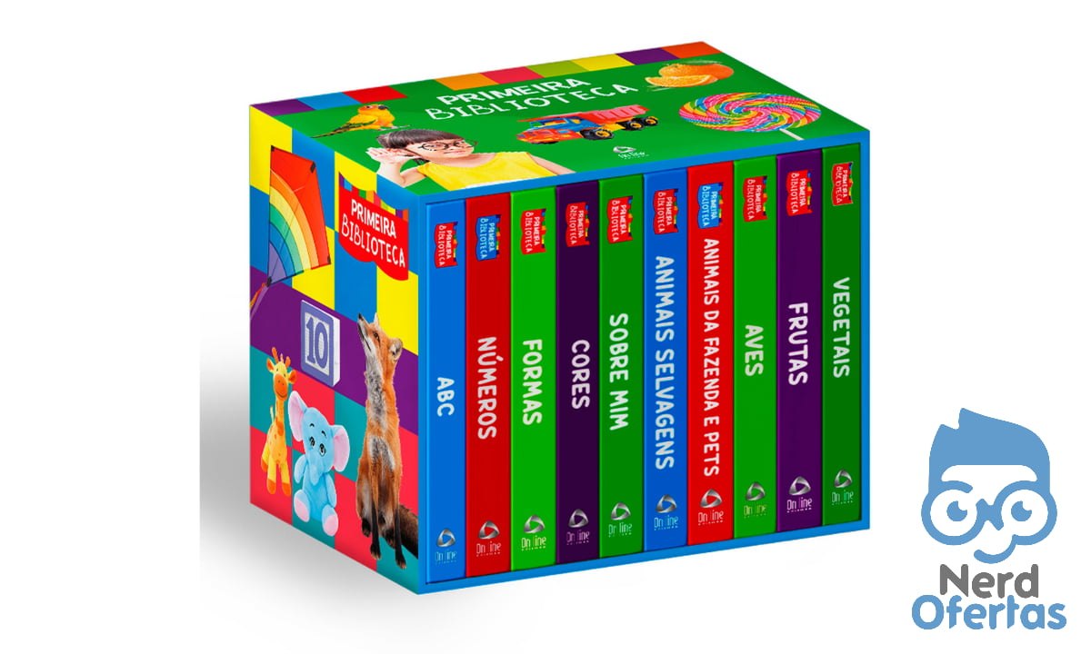 Coleção Primeira Biblioteca Volume 01 - Box com 10 Livrinhos
