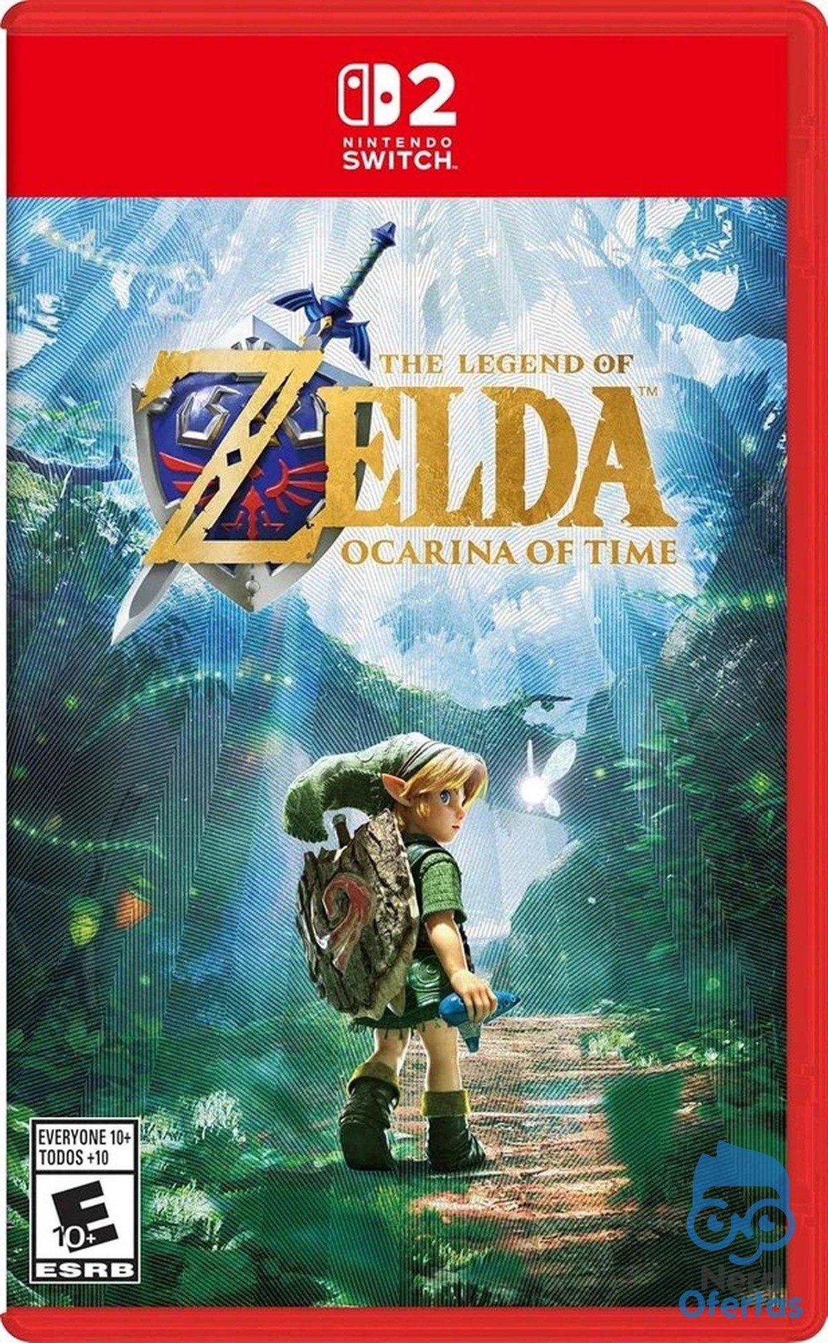 The Legend of Zelda Ocarina of Time Capa Foil