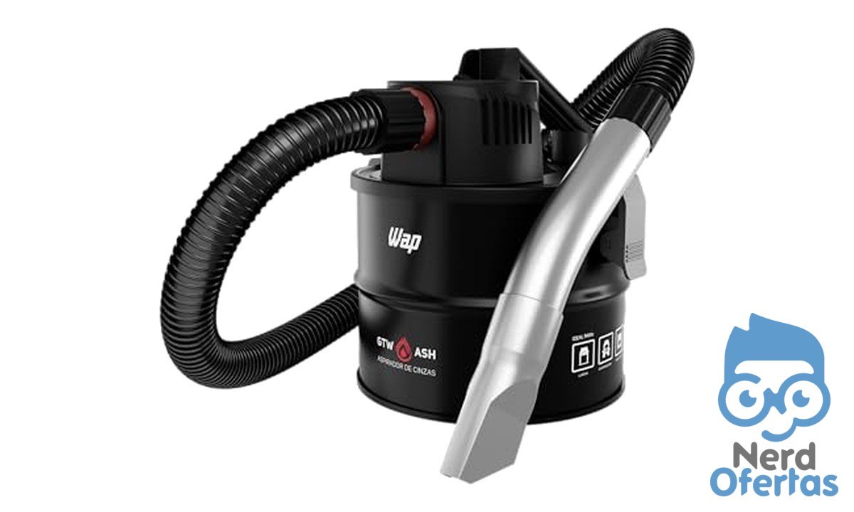 WAP Aspirador de Cinzas Frias GTW ASH para Churrasqueira 4L 1400W 127V por R$ 104