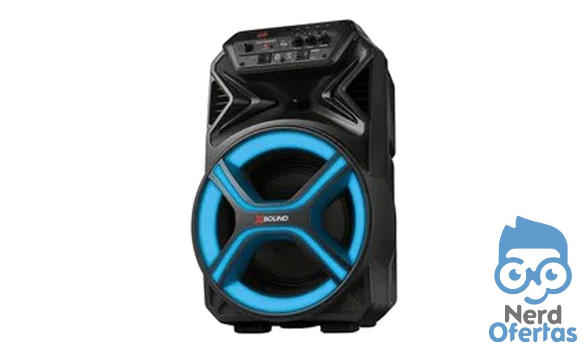 Caixa Amplificada Mondial CM-400-L 400W RMS Preta Bivolt por R$ 292