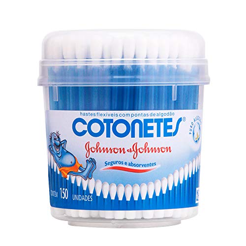 Cotonetes Hastes Flexíveis, 150 Unidades por R$10,04