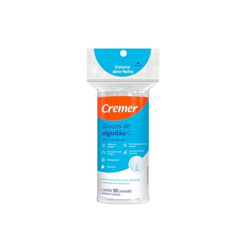 Cremer Algodão em Discos 50 Unidades por R$8,44