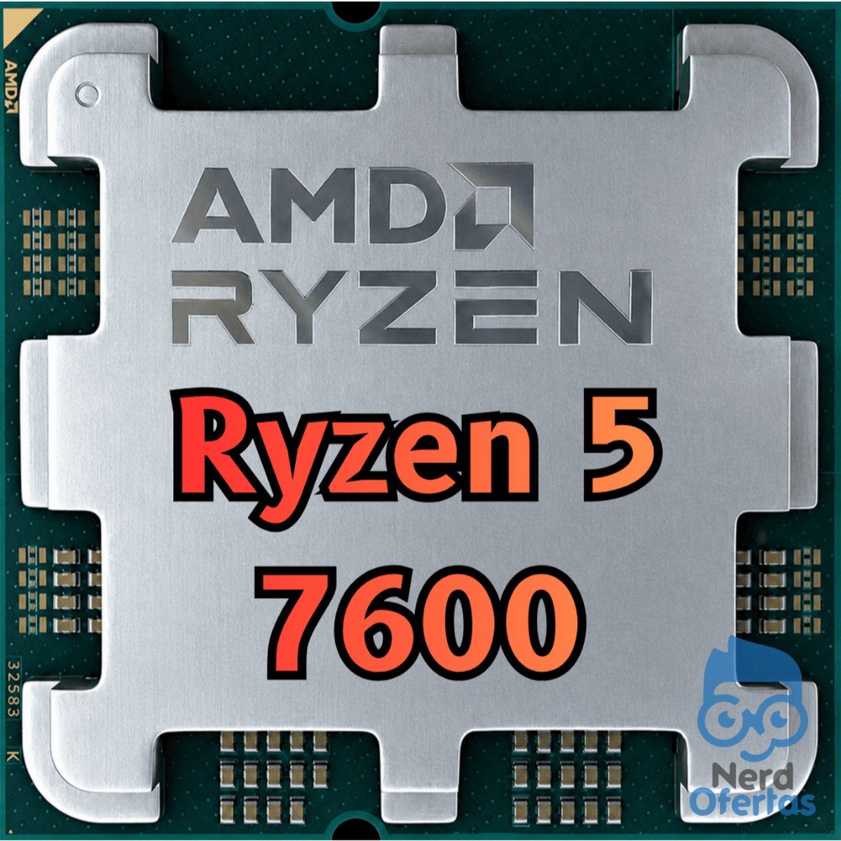 Processador AMD Ryzen 5 7600 3.8GHz 6 Núcleos 12 Threads AM5 com Vídeo Integrado
