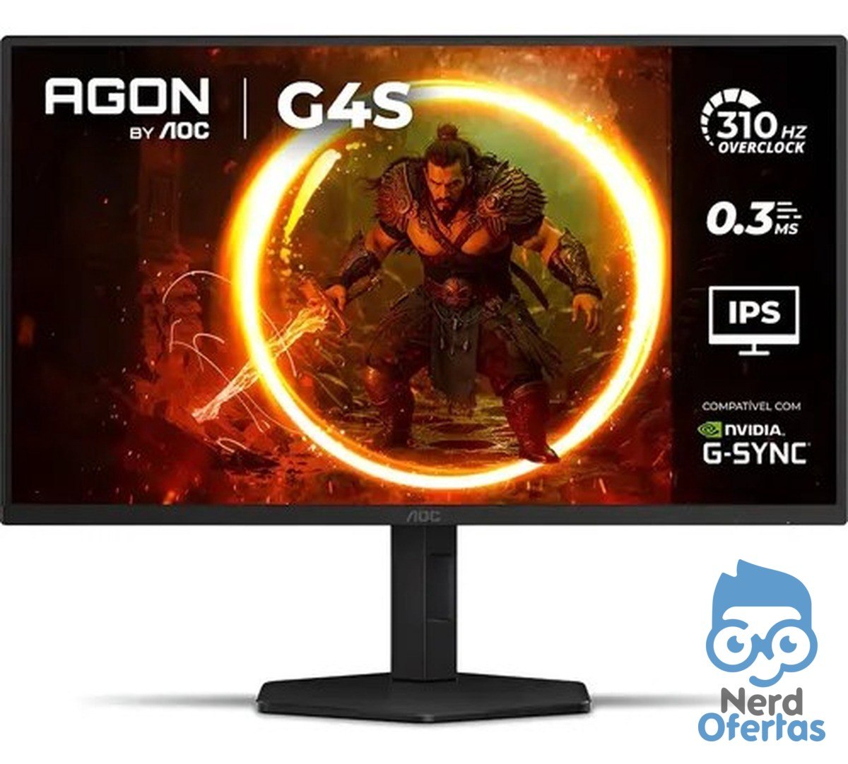 Monitor Gamer AOC Agon G4S 25" 310Hz 0.3ms IPS por R$ 1.028